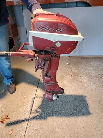 Great Finds Online Auctions - Vintage Johnson 5 1/2 Hp Seahorse ...