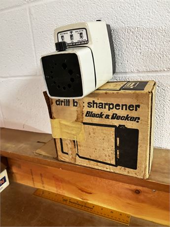 Black & Decker Drill Bit Sharpener In Original Box