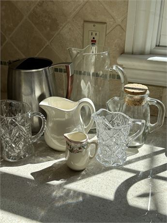 Grouping of Water Pitchers