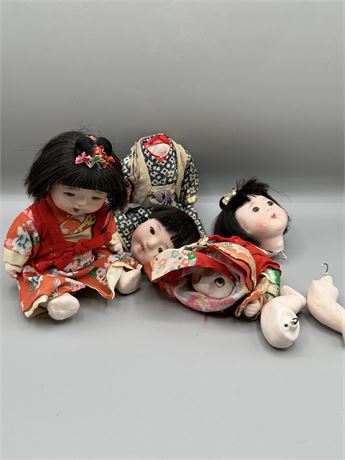 Oriental Doll Lot