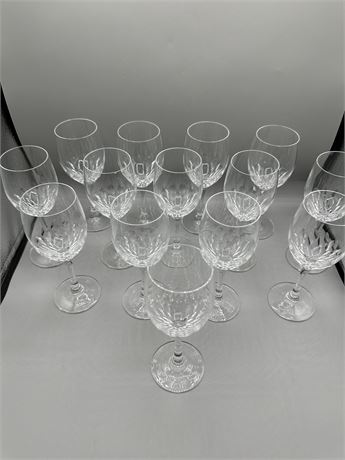 Vintage Crystal D'Arques Goblets Lot