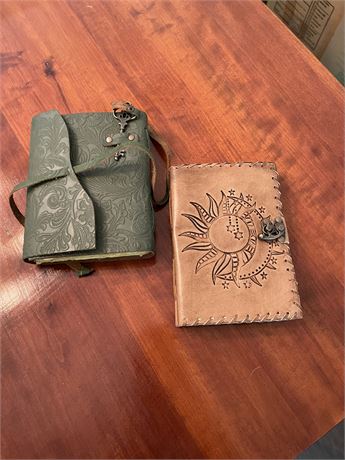 Handcrafted Leather Journals or Books