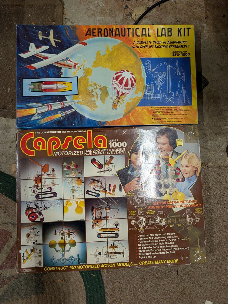 Great Finds Online Auctions - Vintage Capsela 1000 Motorized Science ...