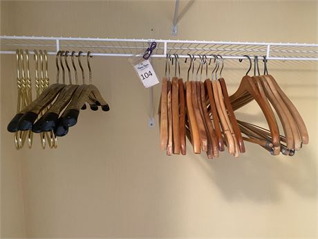 Wood & Metal Clothes Hangers