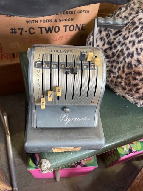 Great Finds Online Auctions - Vintage Paymaster Ribbon Writer Check ...