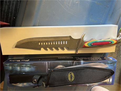 Undertaker III 15" Fixed Blade Knife NIB
