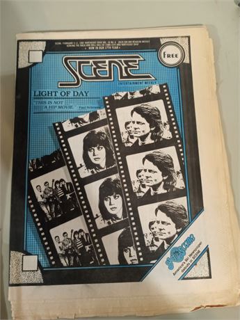 Vintage 1987 Scene Magazine Light of The Day