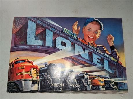 Vintage Lionel Train Catalog 1952