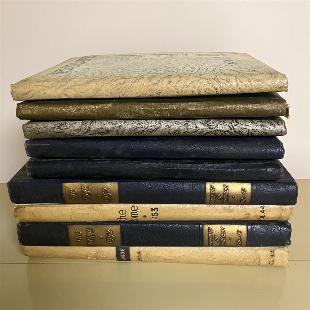 Yearbook Stack Great Finds Online Auctions - Stack of Vintage Yearbooks
