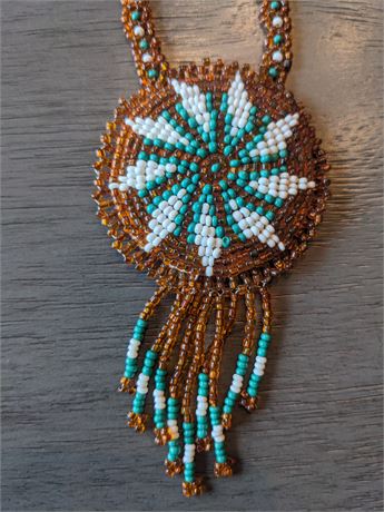 Native American Seed Bead Necklace
