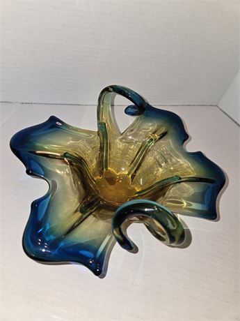 Vintage Murano Art Glass Splash Bowl