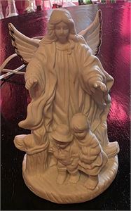 Great Finds Online Auctions - Guardian Angel Watching Over Children ...