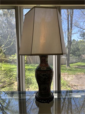 Chinese Baluster Vase Mounted Table Lamp