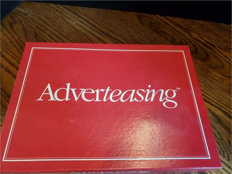 Vintage "Adverteasing" The Game of Slogans,, Commercials and Jingles