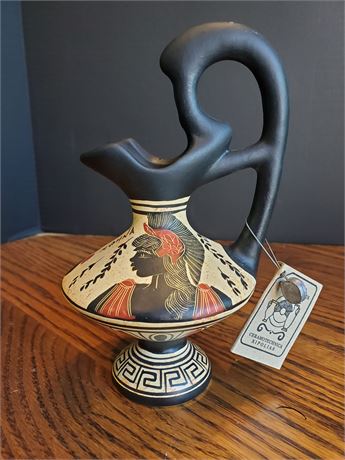 Reproduction Hand painted Ancient Greek Ewer