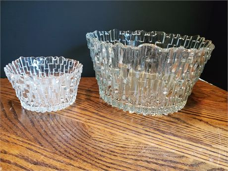 Vintage Kelonia MCM Glass Bowls