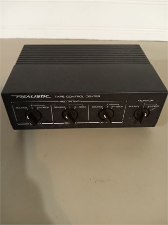 Vintage Realistic Tape Control Center Model 42-2115