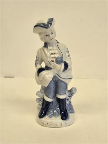 Vintage Colonial Style Porcelain Figurine