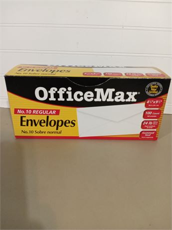 New Officemax Envelopes