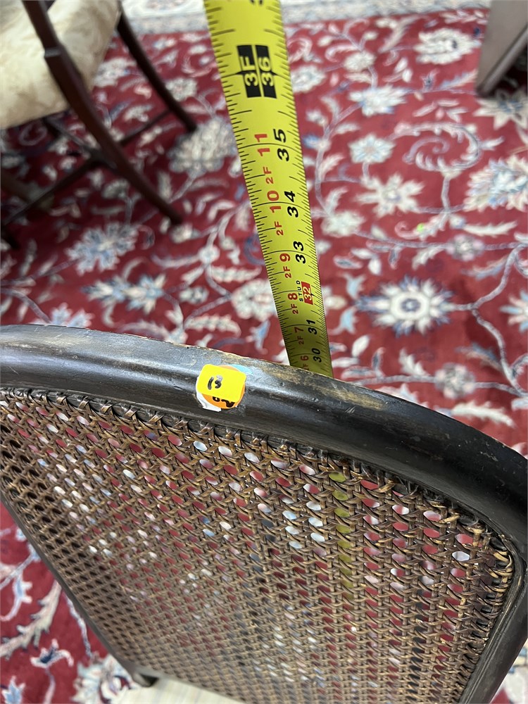 Great Finds Online Auctions - Vintage Caned Back Ladies Rocker