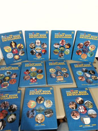 Great Finds Online Auctions - Vintage The Golden Book Encyclopedia Set ...