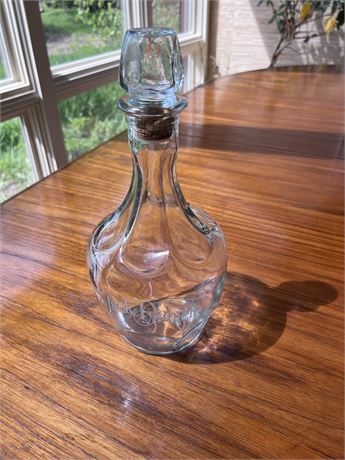 Rare VIntage Jack Daniels Belle of Lincoln Glass Decanter