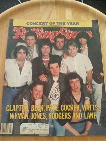 Vintage 1984 Concert of The Year Rolling Stone Magazine