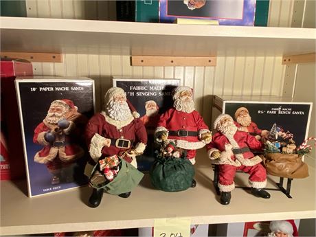 Santa's World Collectible Santa Figures