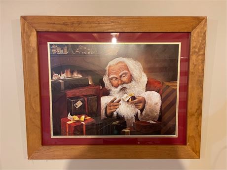 Signed St Nick Painting