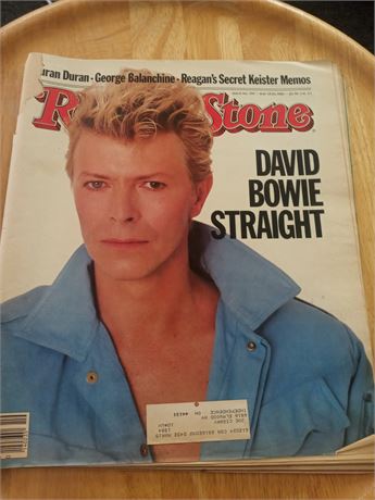Vintage 1983 Rolling Stone Magazine David Bowie