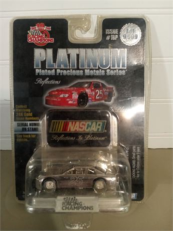 New Platinum Plated Preclous Metal Series Matching 24k Gold Issue Number Nascar