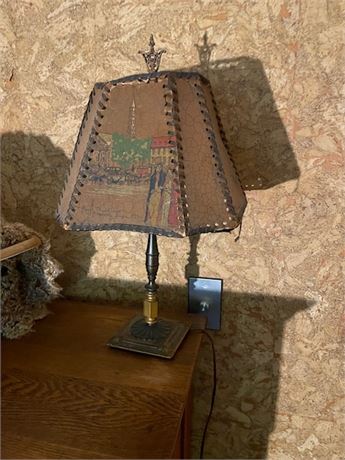 Antique Brass Table Lamp