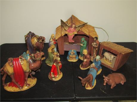 Ceramic Nativity Set