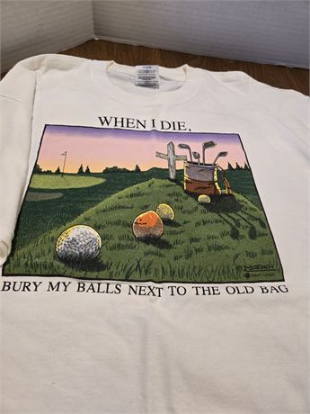 "When I Die" Funny Golf T-Shirt
