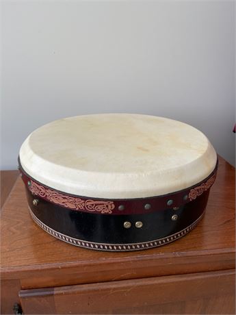 Great Finds Online Auctions - Hand Lap Drum