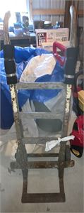 Great Finds Online Auctions - Vintage Wooden and Cast Iron Hand Truck