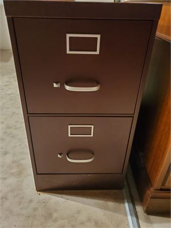 Great Finds Online Auctions - 2 Drawer File Cabinet