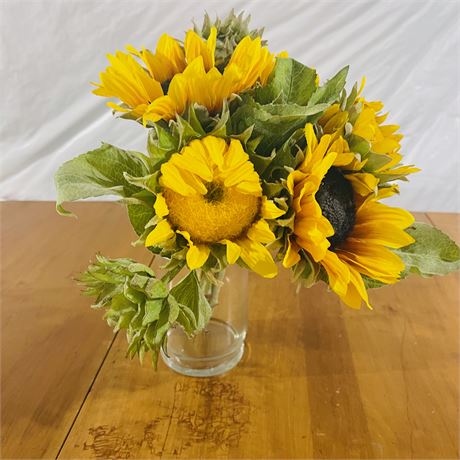 Decorative Sunflower Faux Floral