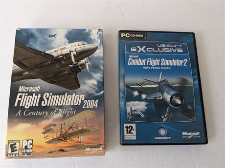 2 Retro PC Games- Flight Simulators
