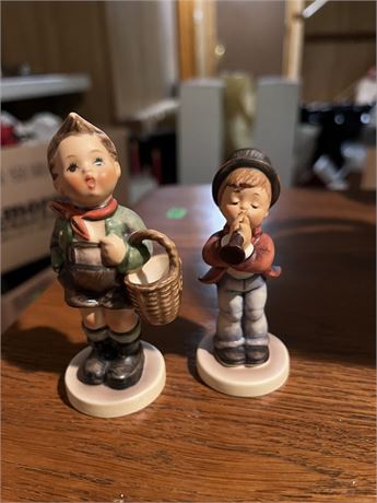 Serenade and Village Boy Hummel Figurines