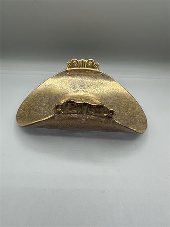 Vintage Gold Design Glass Plate