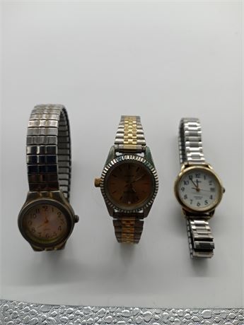 3 Vintage Womens Watches