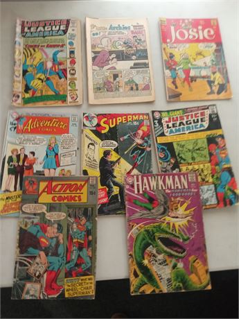 8 Vintage Comic Books