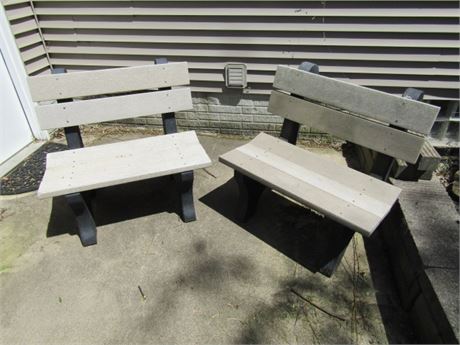 Two Composite Benches