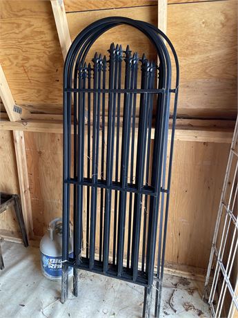 Wrought Iron Metal Fence Sections