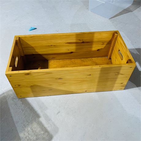 Double Handled Wood Box