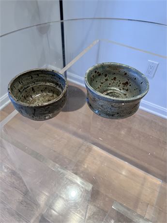 Sunny Signed Art Studio Pottery Bowls