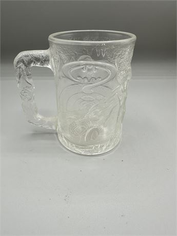 Vintage Batman Forever McDonald's Robin Glass Mug 1995