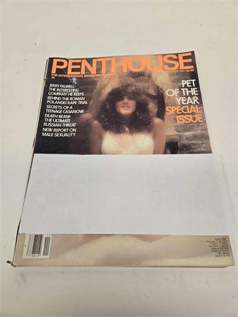 Vintage Penthouse "Pet of the Year" 1981