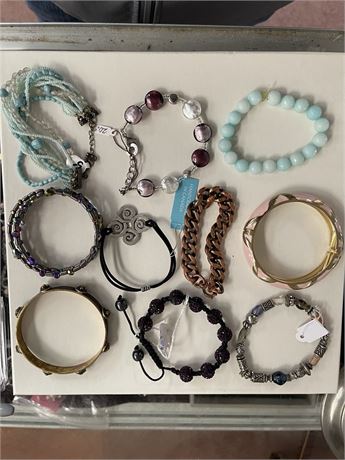 Collection of Various Bracelets